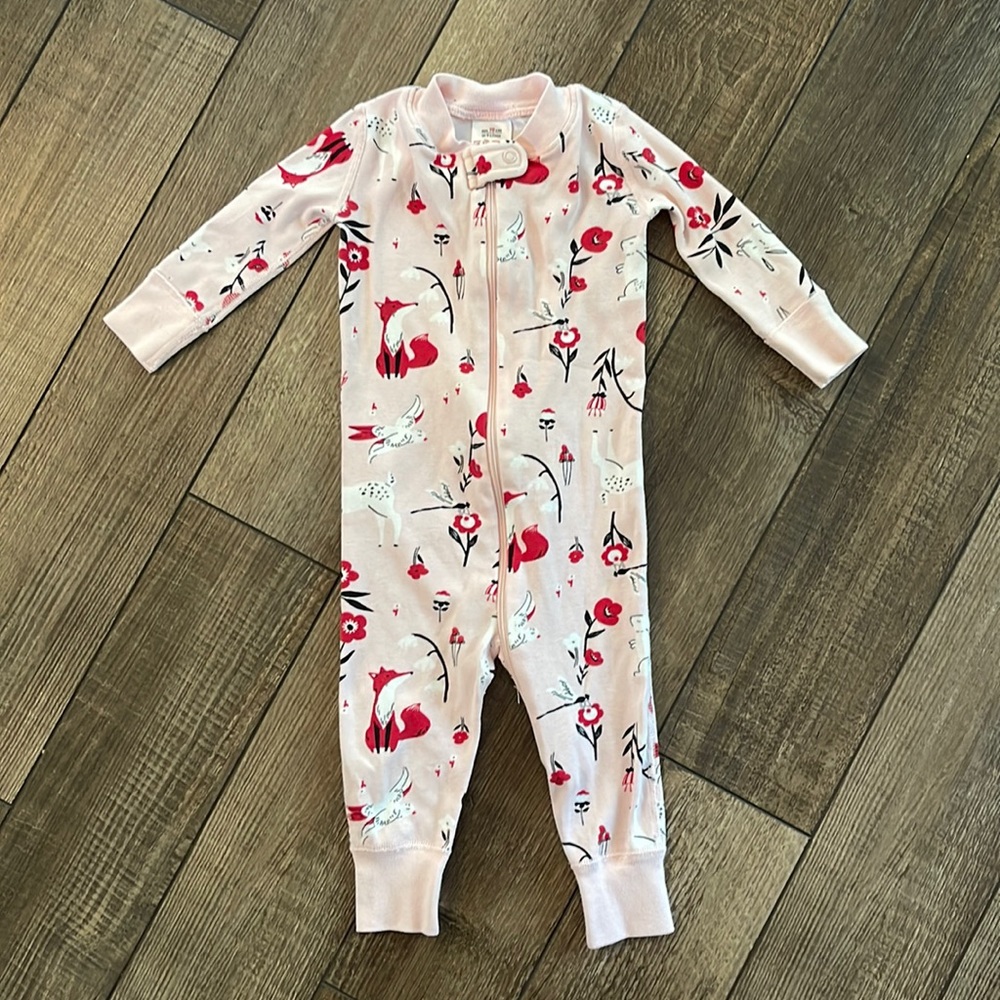 Hanna Andersson//Baby zip sleeper//Size 70 (9-12mos)